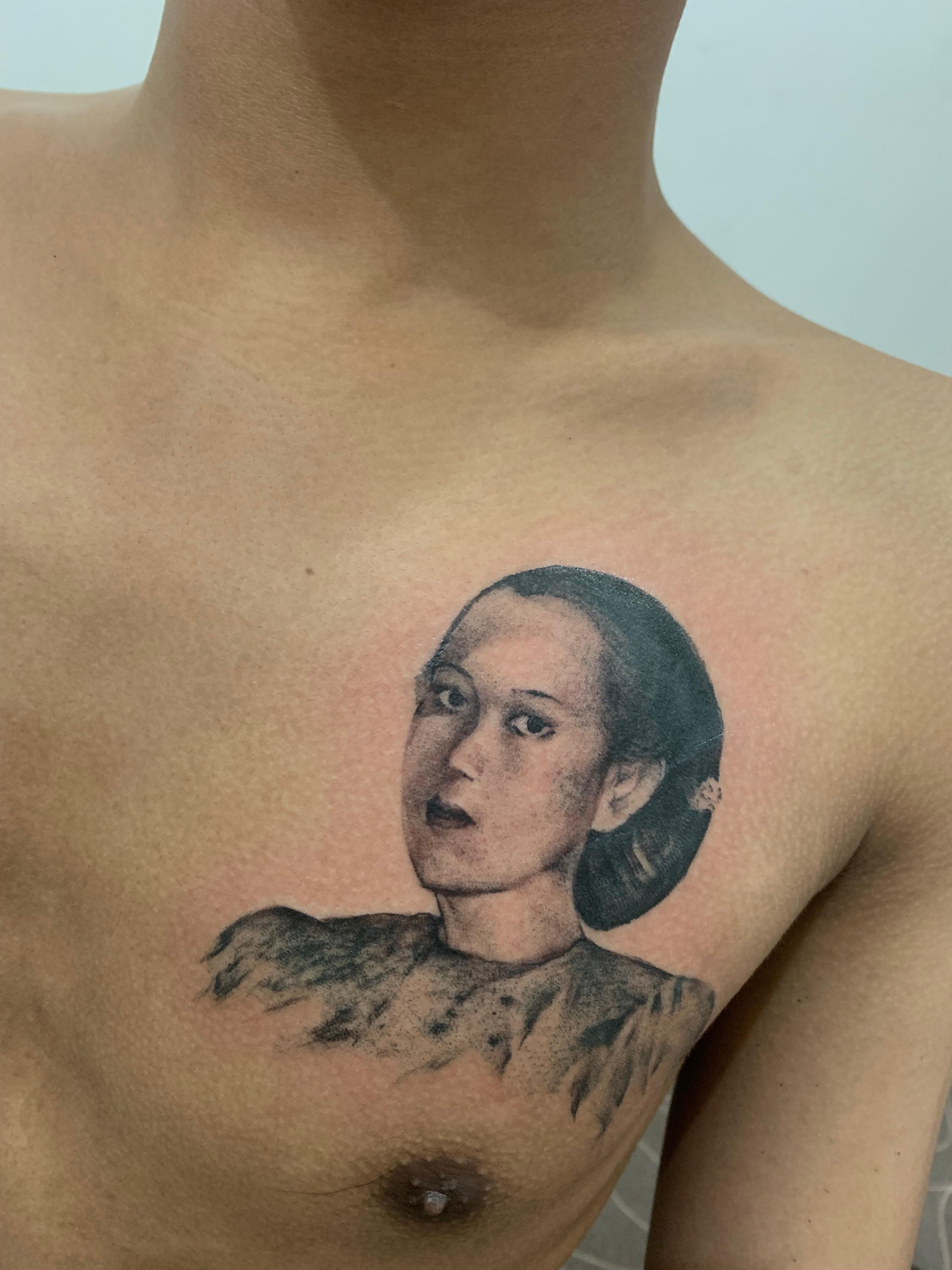 Headshot Realism Tattoo