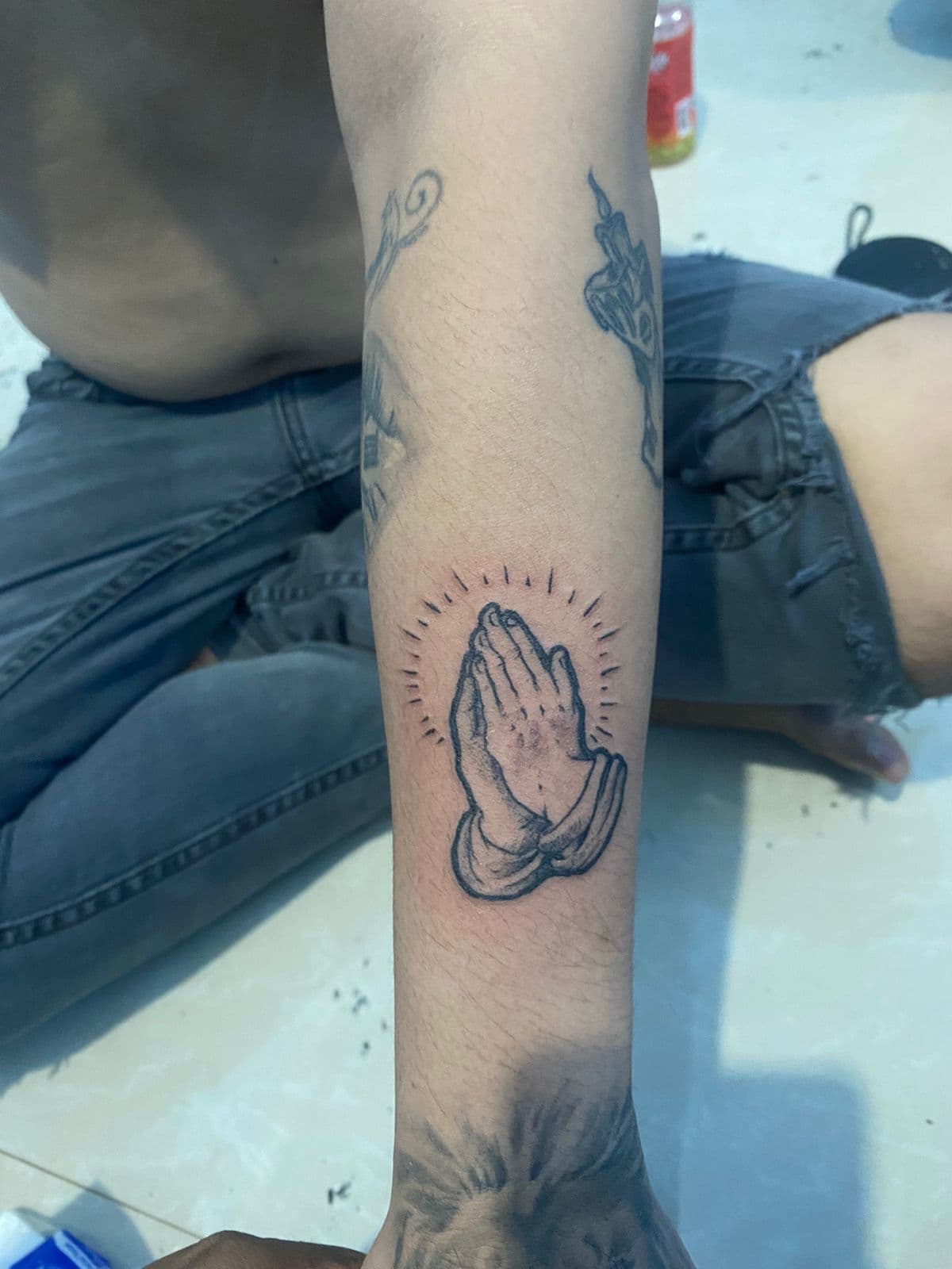 Praying Hands Tattoo